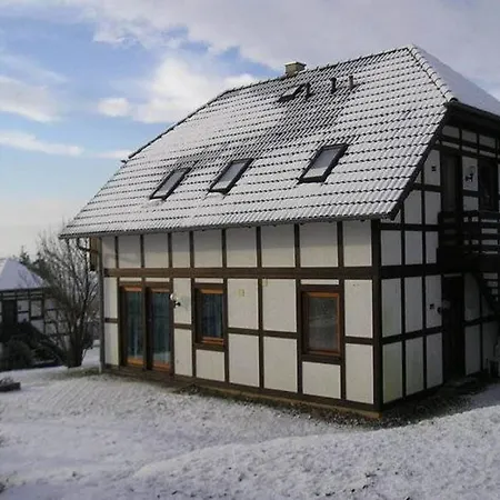 Half-timbered House In Kellerwald National Park Ferienhaus Frankenau